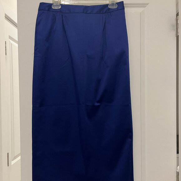 Talbots Royal Blue Indigo Women's Skirt - Picture 1 of 3